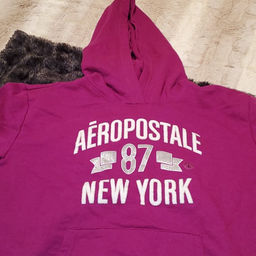 Mulberry / Purple LRG Aeropostale Hoody